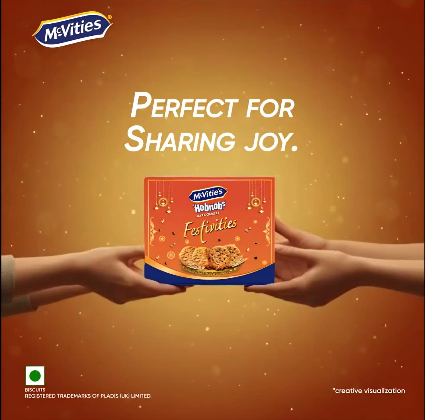 Festive gifting ad about sharing joy