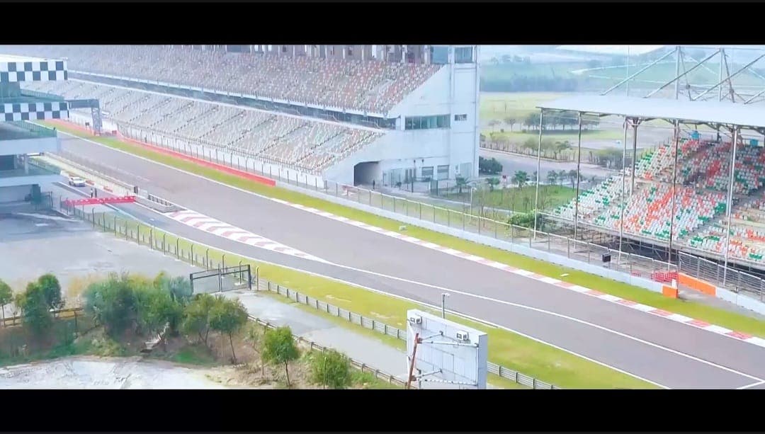 Buddh circuit corner wide shot